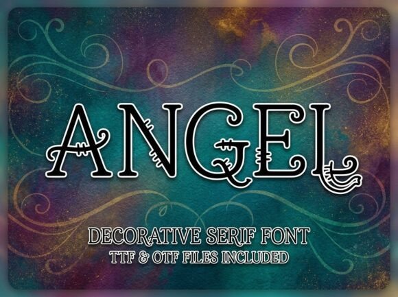 Angel: A Stunning Decorative Display Font for Bold Creativity