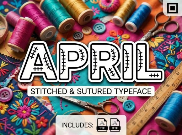 April: A Stunning Display Font for Bold Creators