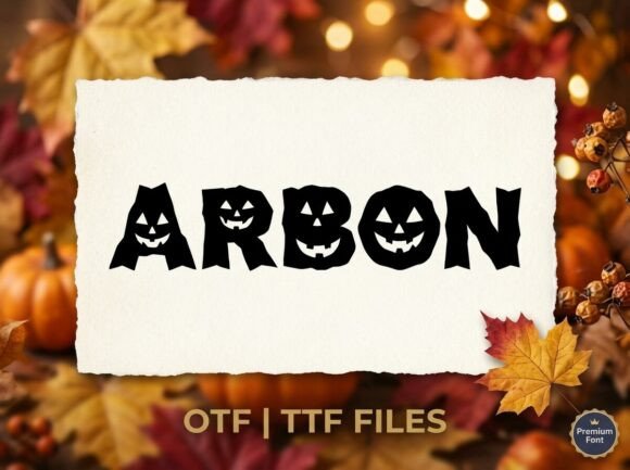 Arbon: A Bold Display Typeface for Creative Impact