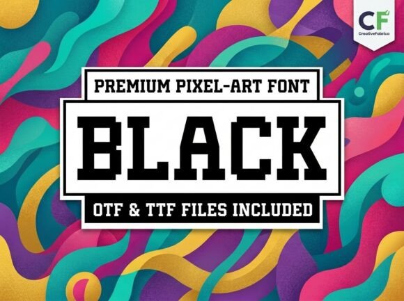 Black: The Retro Display Font for Bold Digital Design