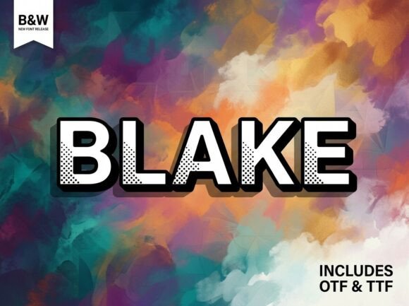 Blake: A Bold Display Typeface for Impactful Designs