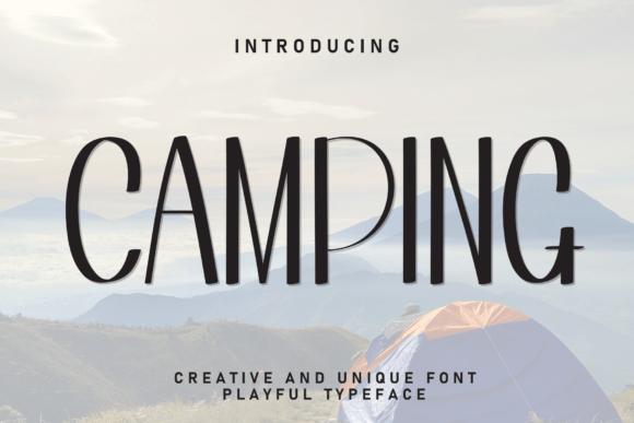 Camping: A Sweet Handmade Font for Heartfelt Designs