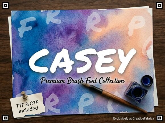 Casey: The Bold Decorative Font for High-Impact Designs