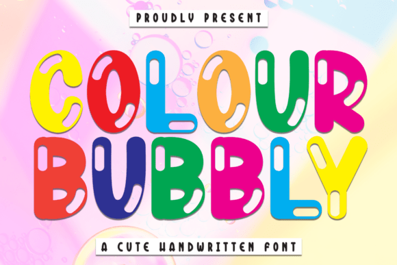 Colour Bubbly: A Joyful Display Typeface