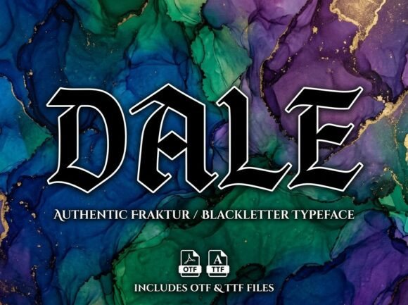 Dale Font: A Striking Display Typeface for Bold Creators