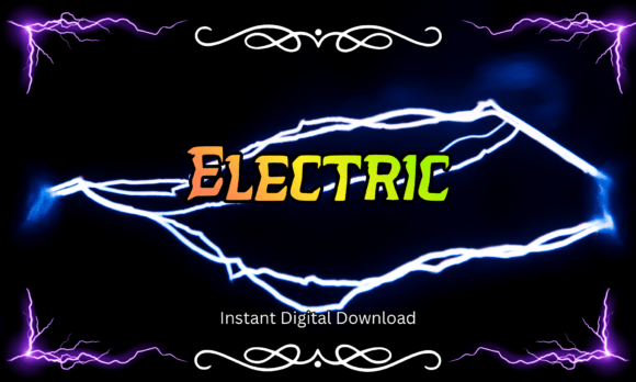 Electric Font: A Bold, Electrified Typeface for Dynamic Designs