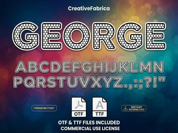 George: The High-Tech Display Font for Bold Design