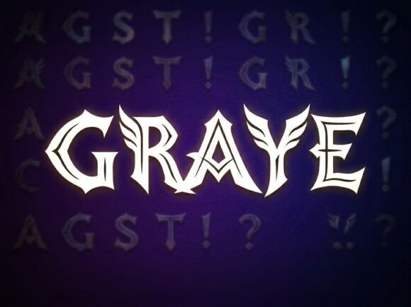Graye: A Striking Display Typeface for Bold Creativity