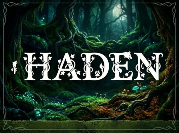 Haden: A Display Font for Bold, Artistic Headlines