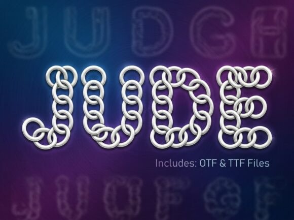 Jude: The Industrial Display Font Forging a Bold Connection