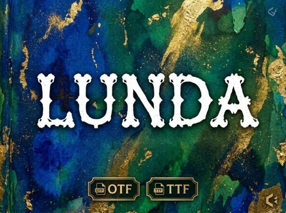 Lunda: A Stunning Decorative Font for Bold Designs