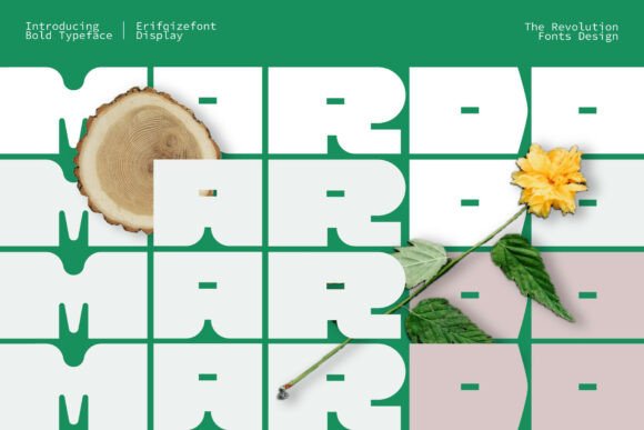 Mardo: Bold Geometric Typeface for Fearless Design