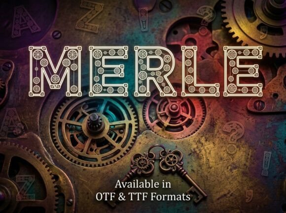 Merle: A Striking Display Font for Bold, Artistic Projects