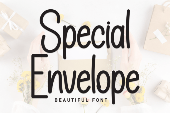 Special Envelope: The Handwritten Font with Cozy Charm