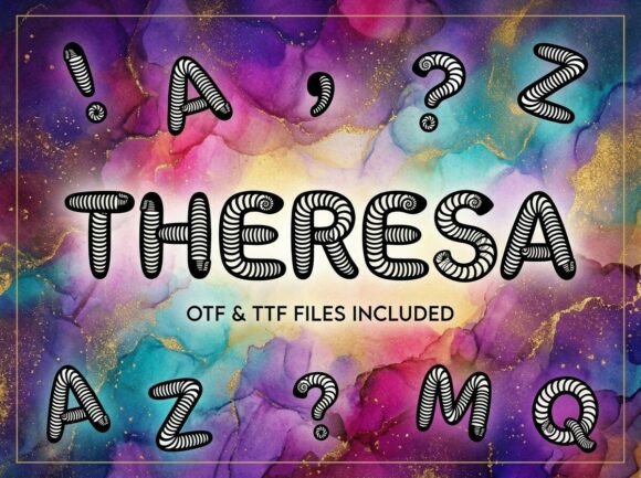 Theresa: A Decorative Font for Impactful Design