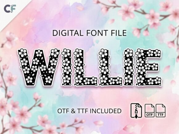 Willie: A Display Typeface for Bold, Artistic Headlines